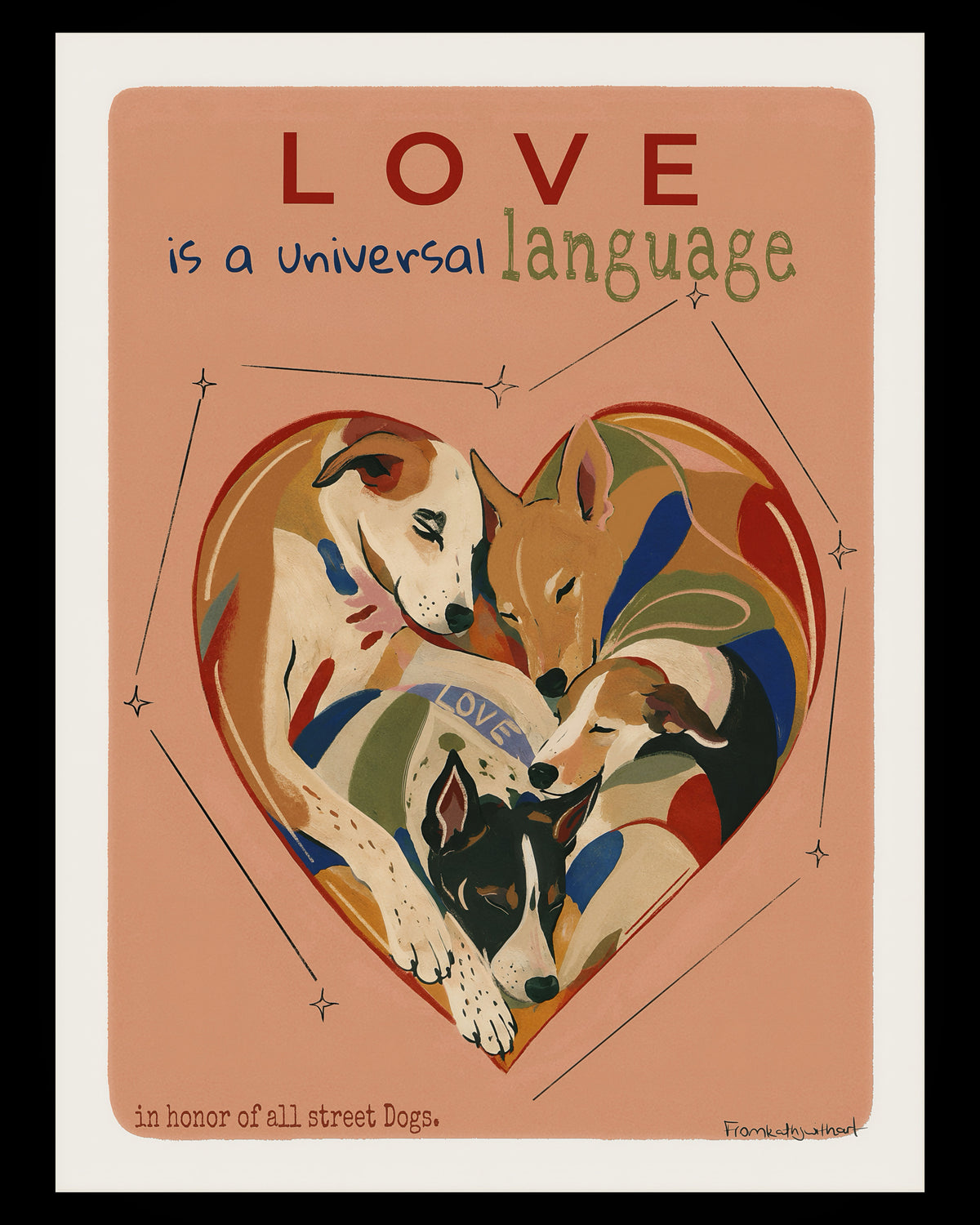 Premium Matte Paper Poster for the Street Dogs