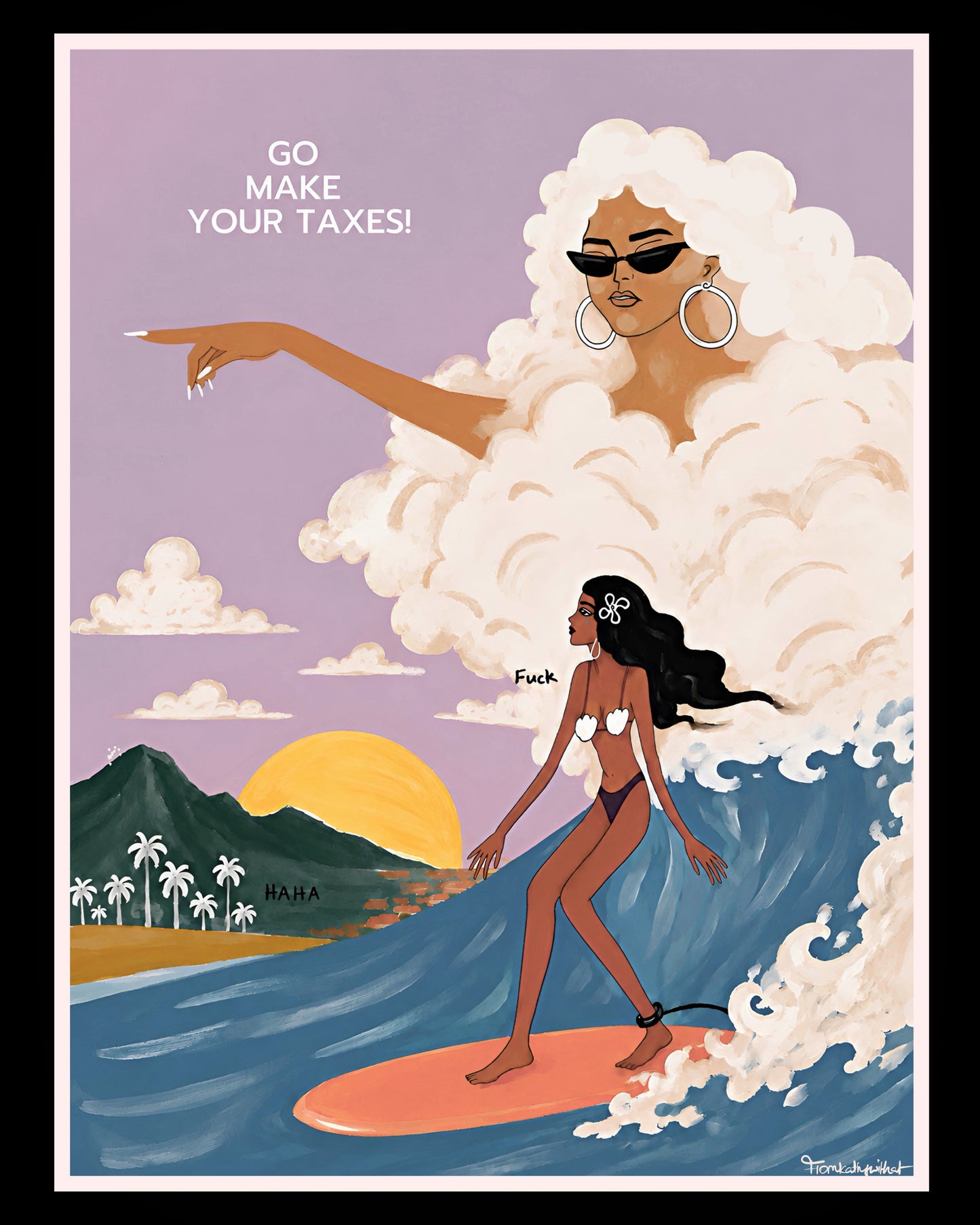 Premium Matte Paper Poster TaxWave