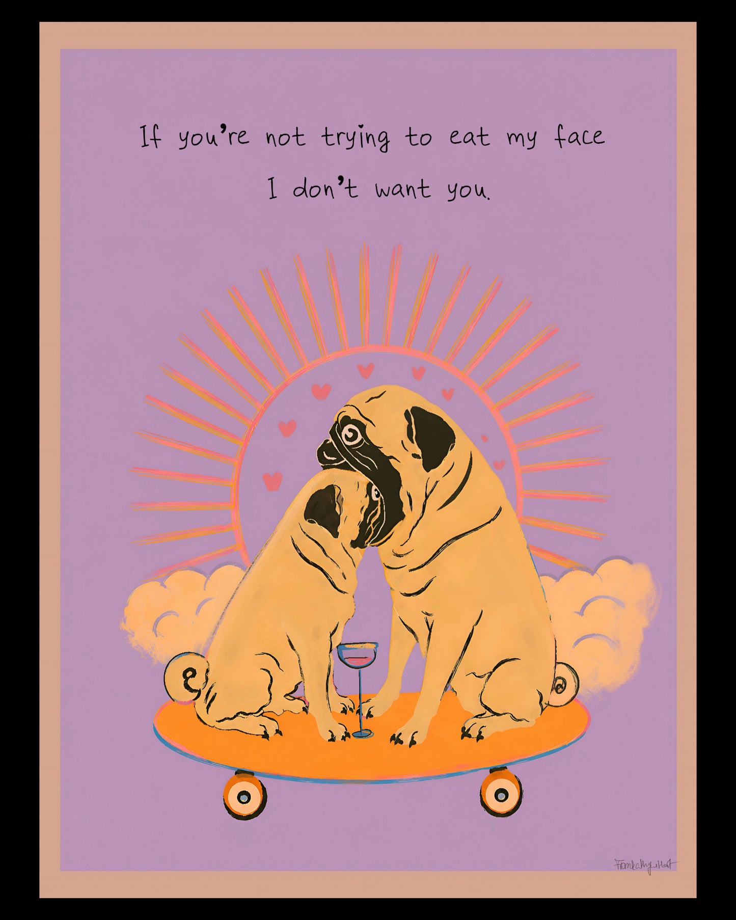 Premium Matte Paper Poster EatmyFace