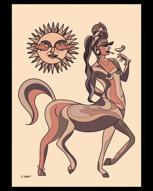 Premium Matte Paper Poster Centaur Large