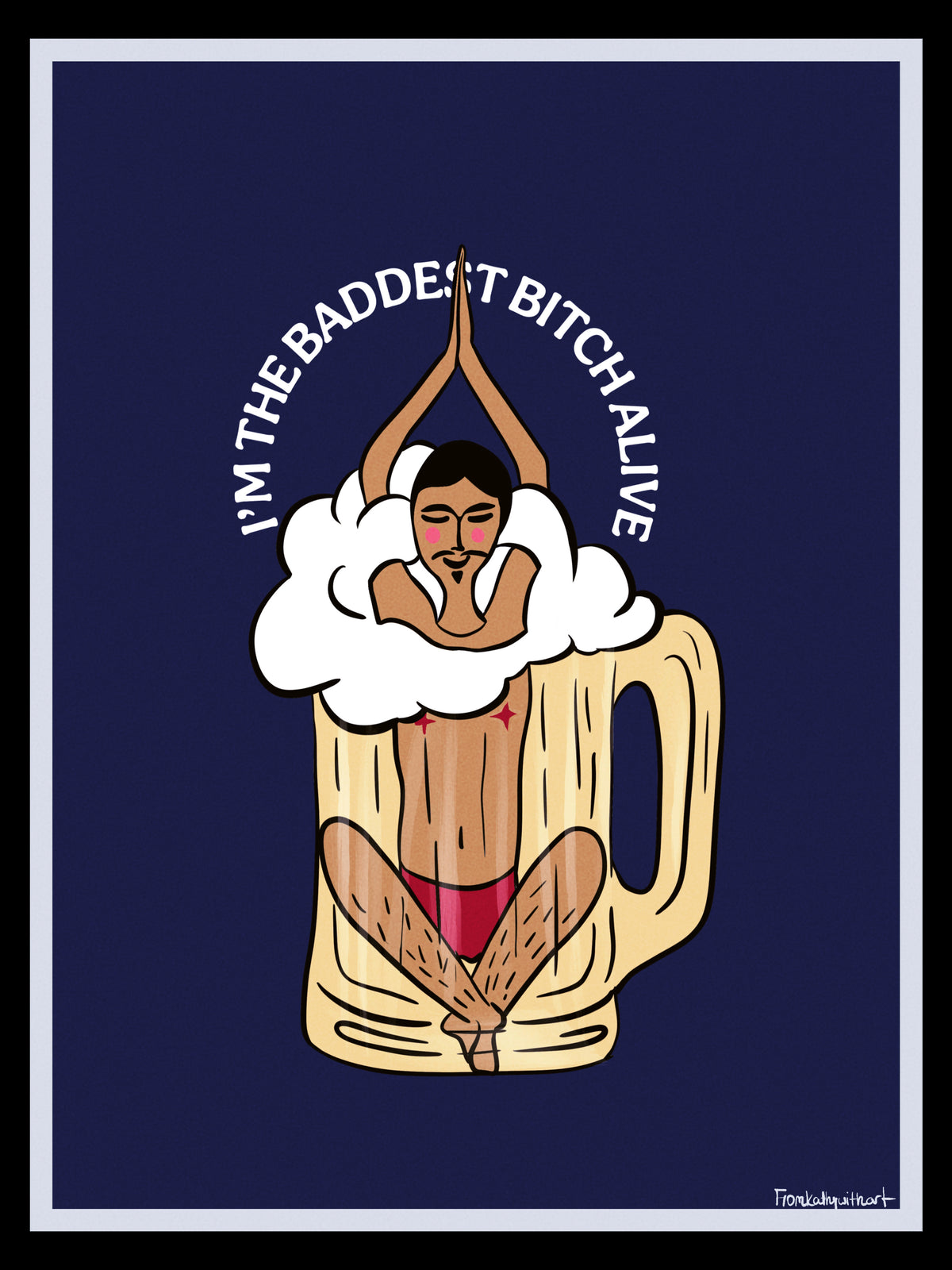 Premium Matte Paper Poster Baddie