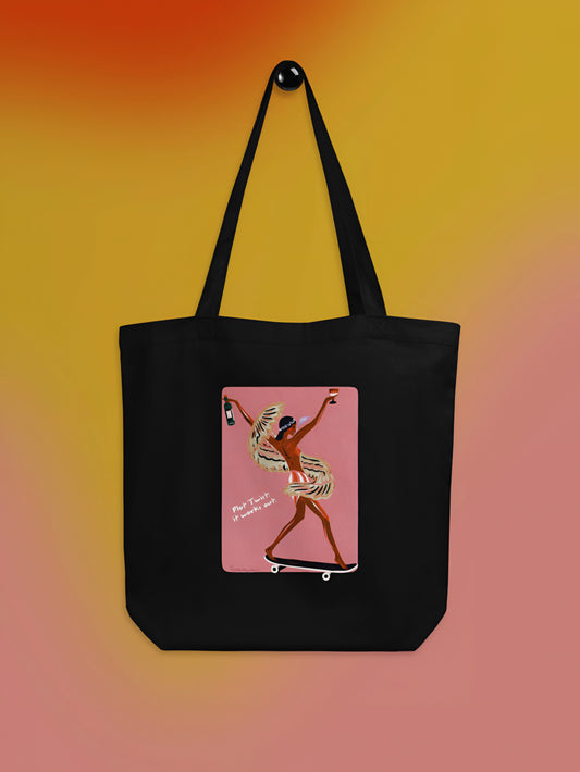 Plot Twist Organic Cotton Tote Bag