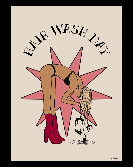 Premium Matte Paper Poster Hairwashday