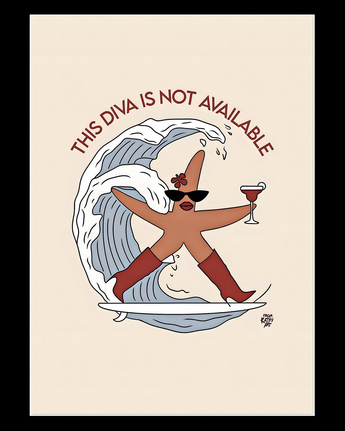Premium Matte Paper Poster Diva
