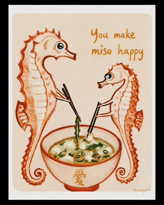 Premium Matte Paper Poster Miso Large